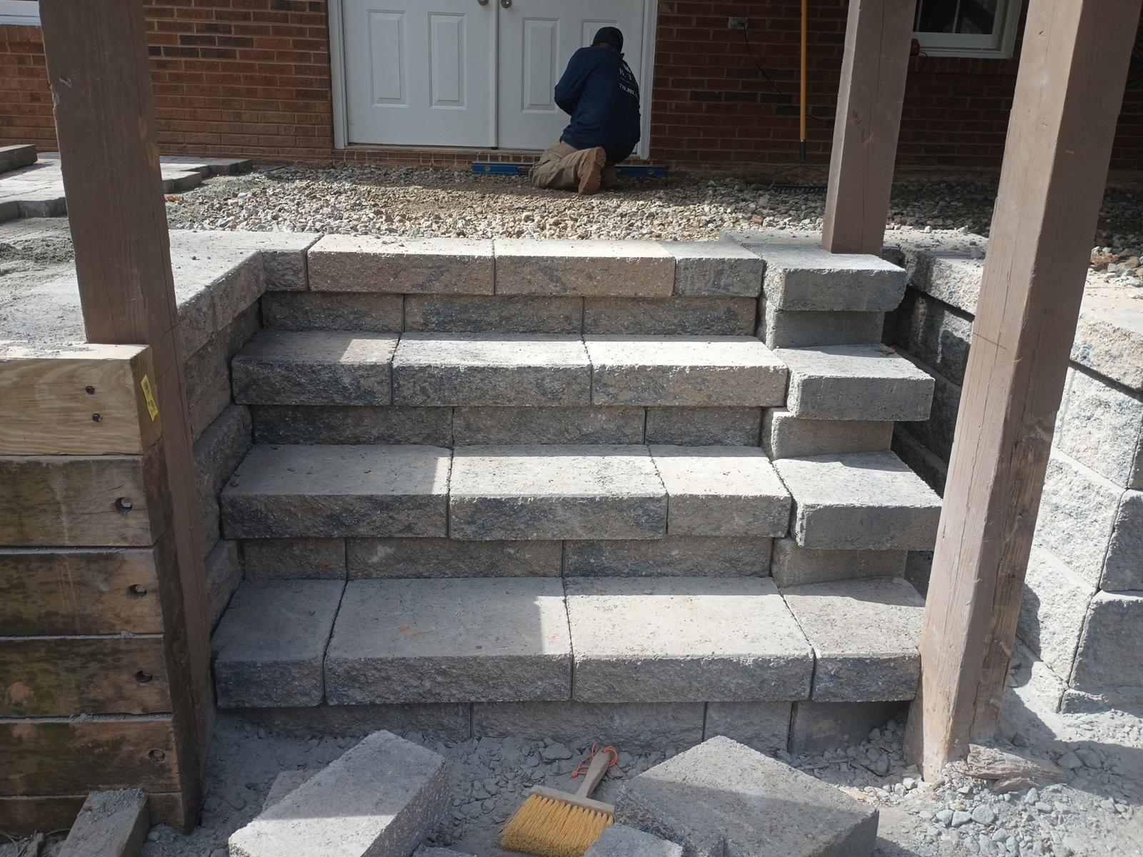 Retaining Wall & Gravel Base Installation