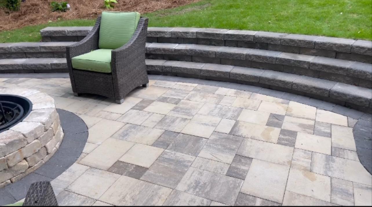 Elegant Fire Pit Gathering Space