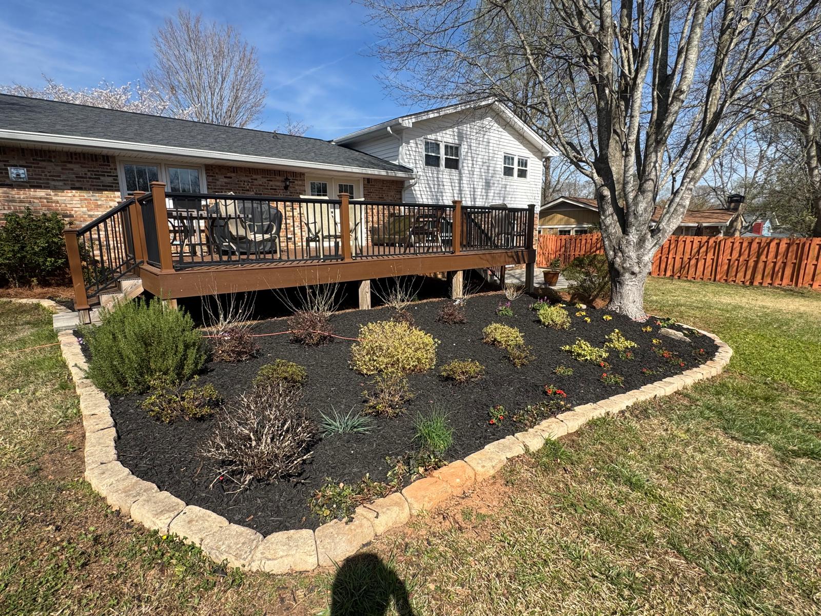 Deck & Landscape Bed Transformation