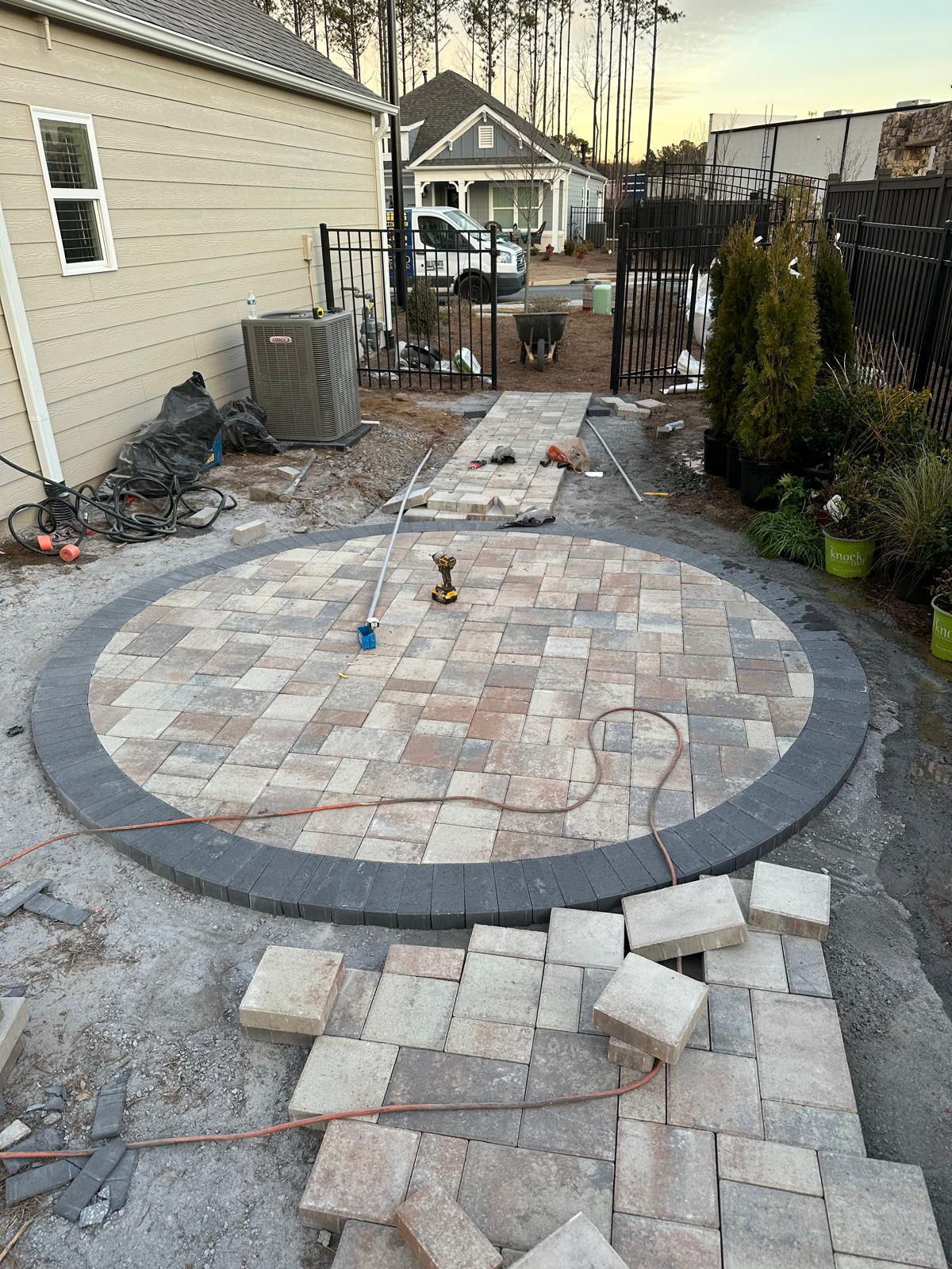 Modern Paver Patio